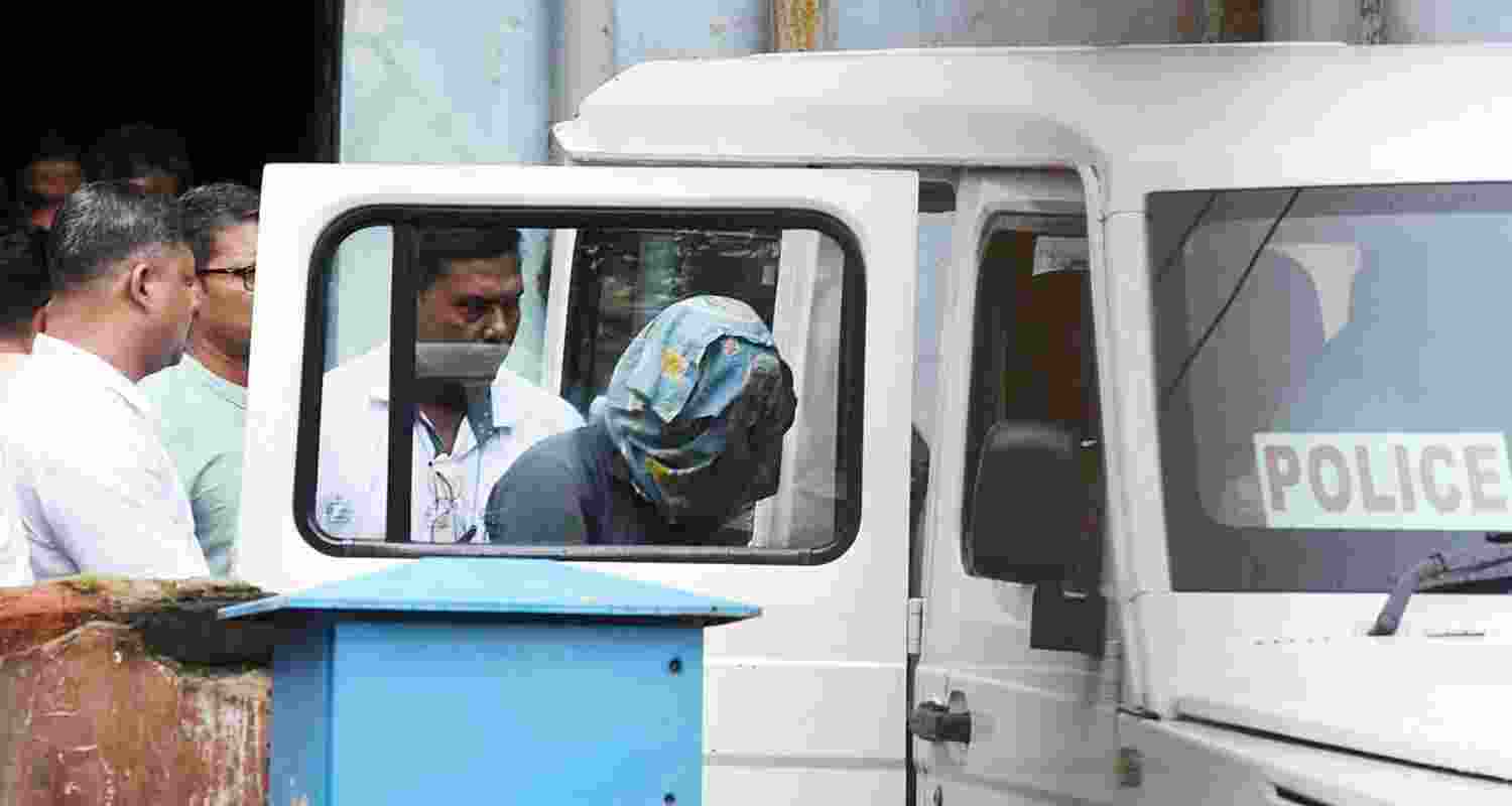 A file photo of accused Sanjay Roy. Photo credit - X. 