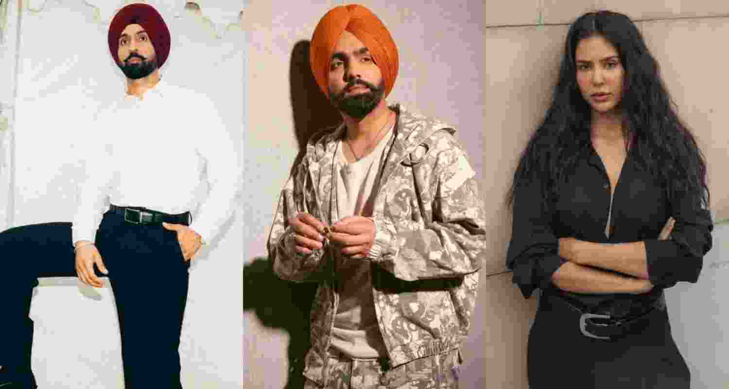 Diljit Dosanjh, Ammy Virk and Sonam Bajwa.