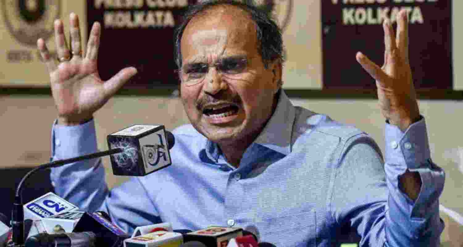 Congress leader Adhir Ranjan Chowdhury. File photo.