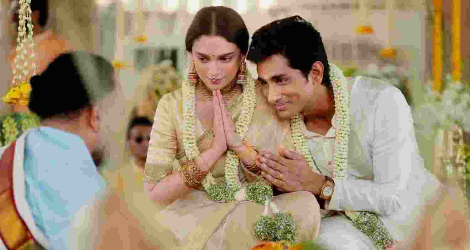 Aditi Rao Hydari, Siddharth tie the knot at historic temple