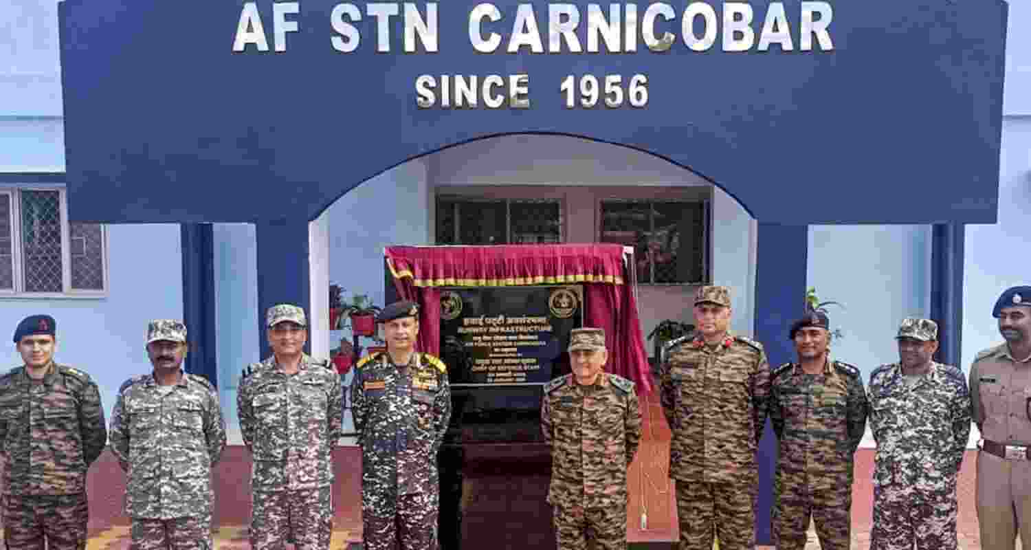 IAF's Car Nicobar air base in the Andaman and Nicobar Islands got an upgraded runway. 