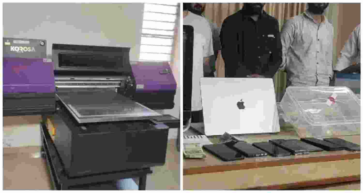 Sophisticated printing machinery and counterfeit Australian dollars in Ahmedabad seized by the police, revealing a high-tech operation run by an Australian citizen and his associate, who are now in custody.