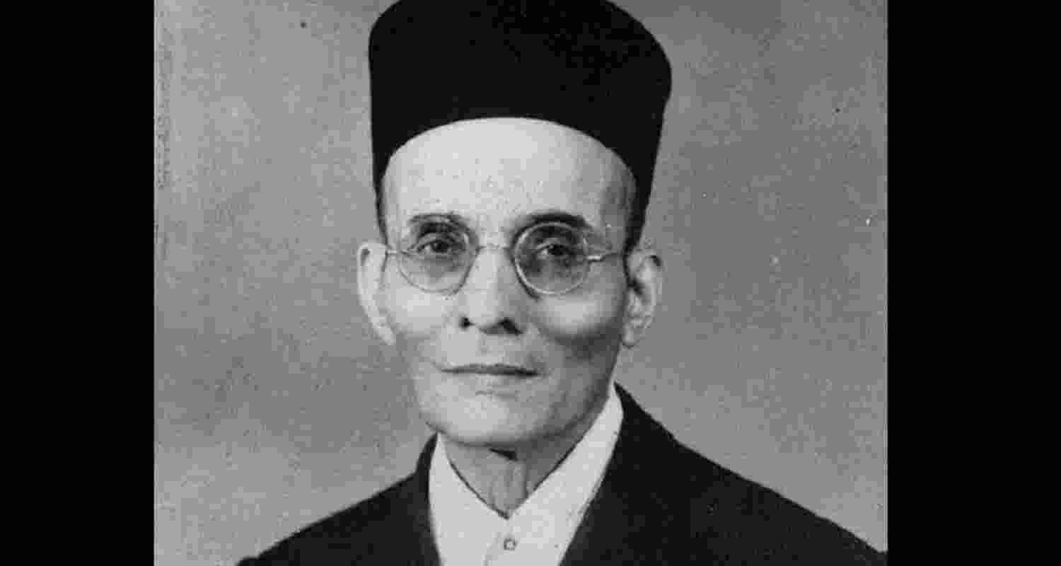 Picture of Vinayak Damodar Savarkar. 