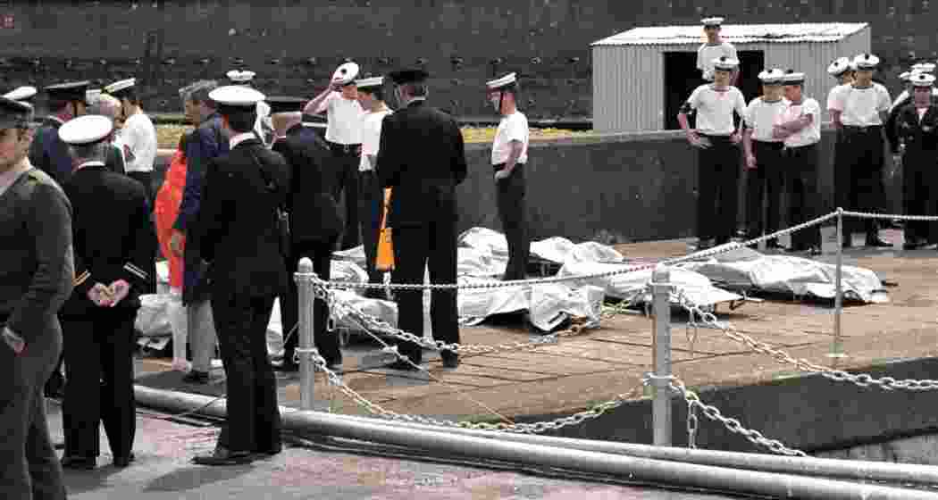 Irish naval authorities recover bodies and wreckage from the Air India 747 bombing on June 23, 1985.