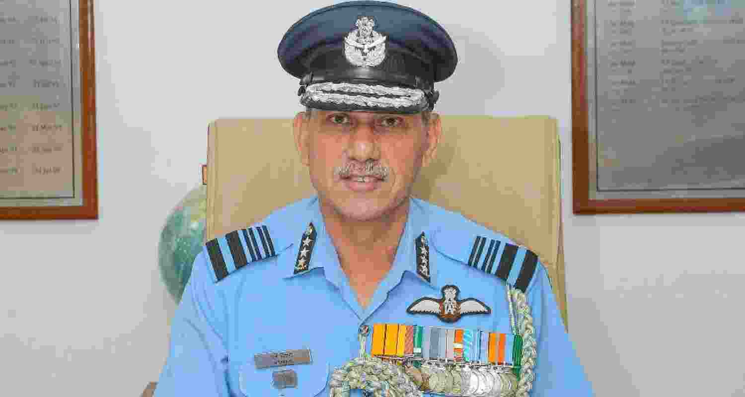 Air Marshal Narmdeshwar Tiwari. 