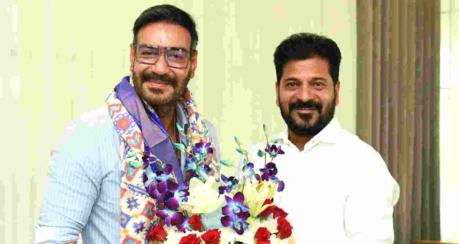 Ajay Devgn pitches for International Film City in Telangana