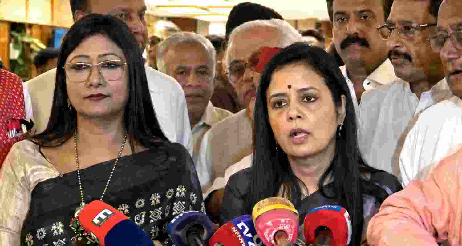 Opposition parties walked out of the all-party meeting, protesting the Centre's invitation to NCPI amid the row over rebel TMC MPs' status.