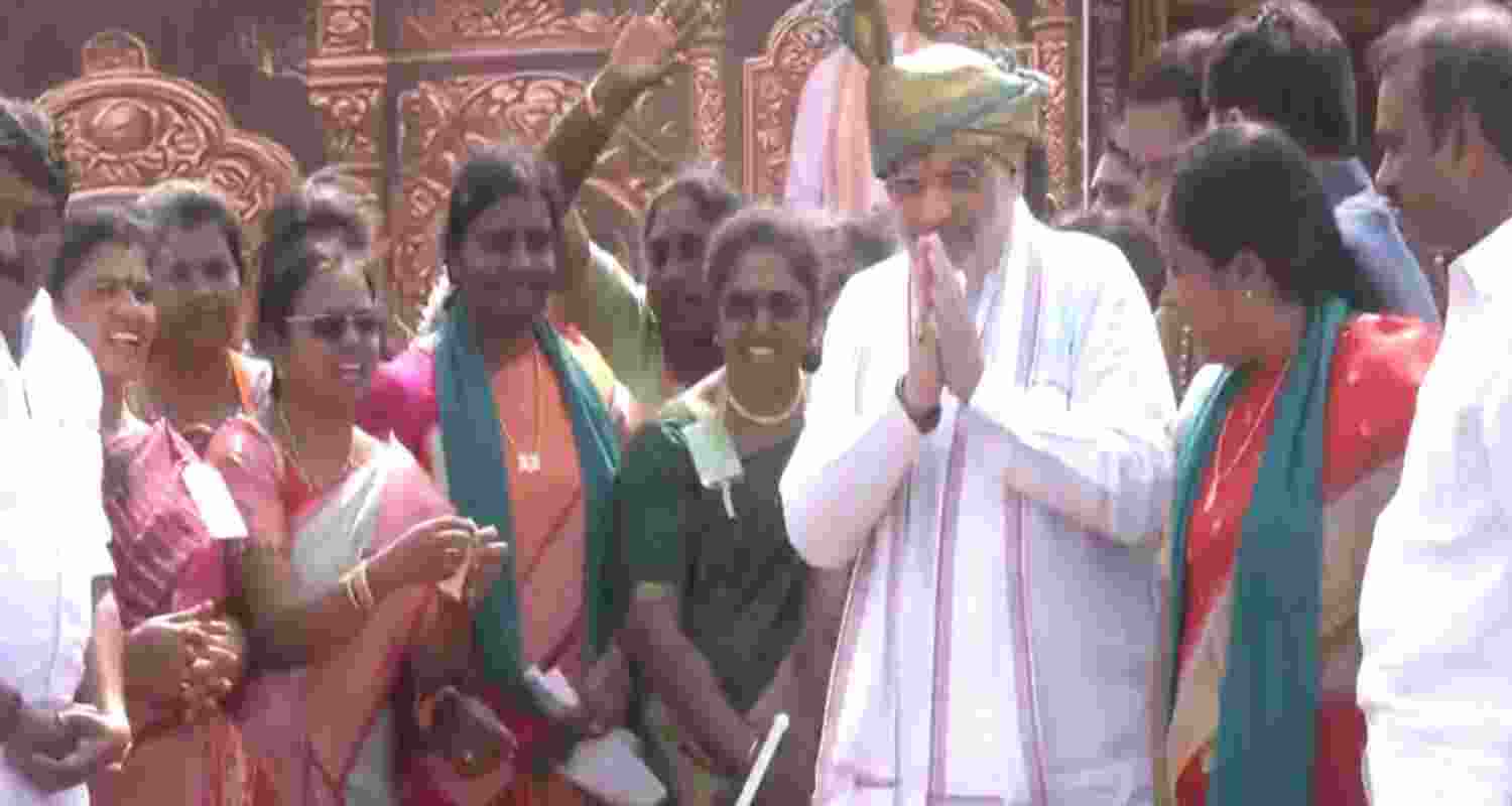 Union Home Minister Amit Shah participated in cooking Pongal, a deliberate attempt to establish a cultural connect with the people.