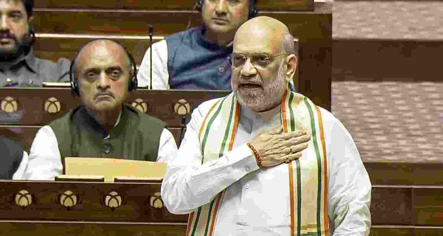 Union Home Minister Amit Shah in Lok Sabha.