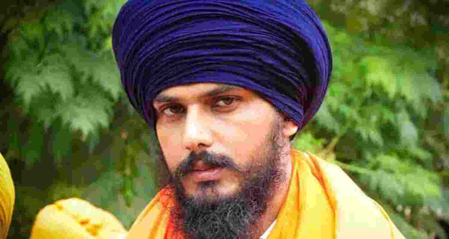 Radical preacher and Waris Punjab De (WPD) chief Amritpal Singh.