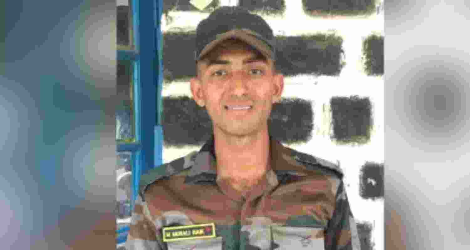 Murali Naik joined the Army in December 2022, and was with the 1851 Light Regiment.