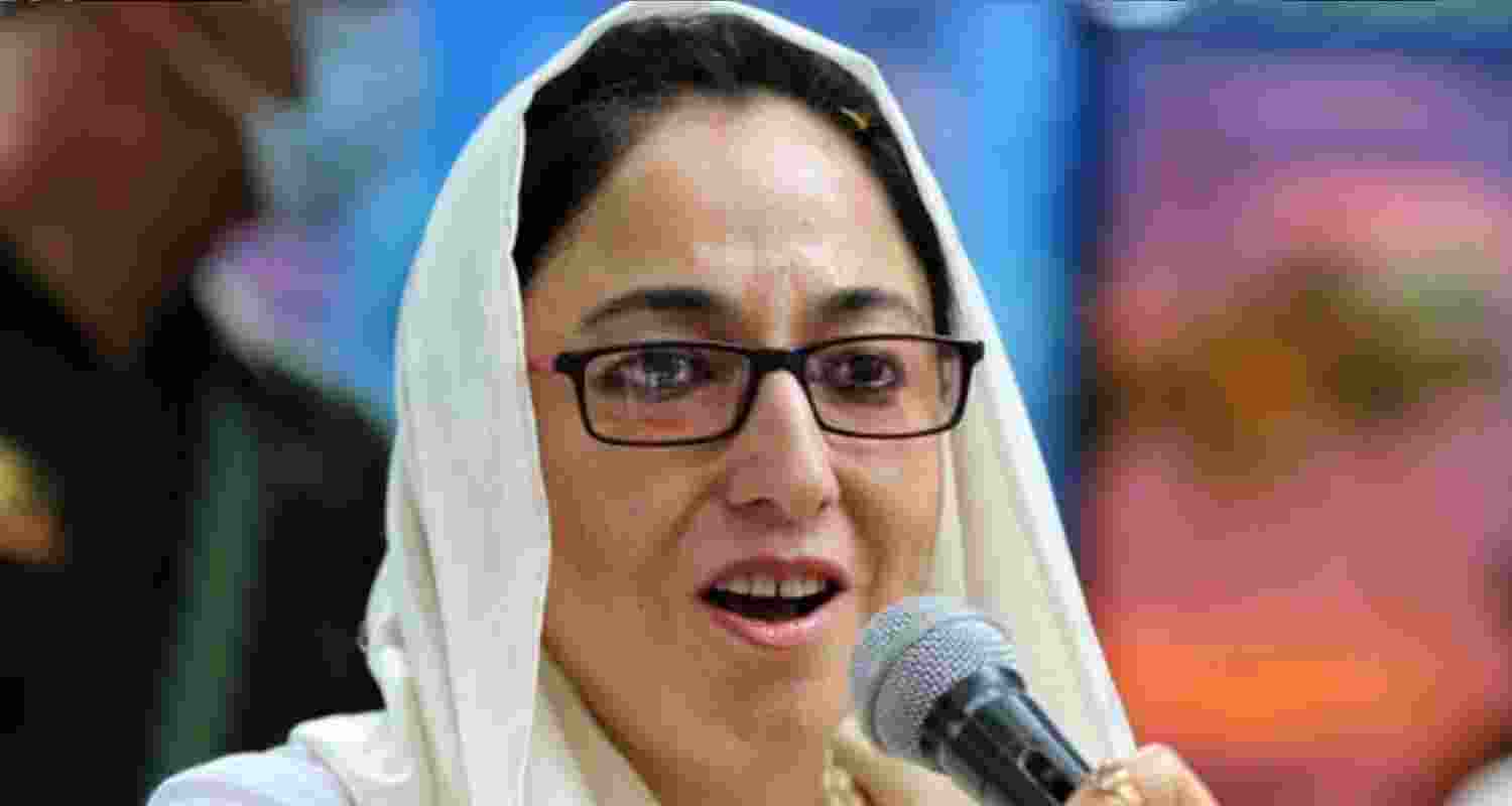 Jammu and Kashmir Waqf Board Chairperson and BJP leader Darakshan Andrabi. 