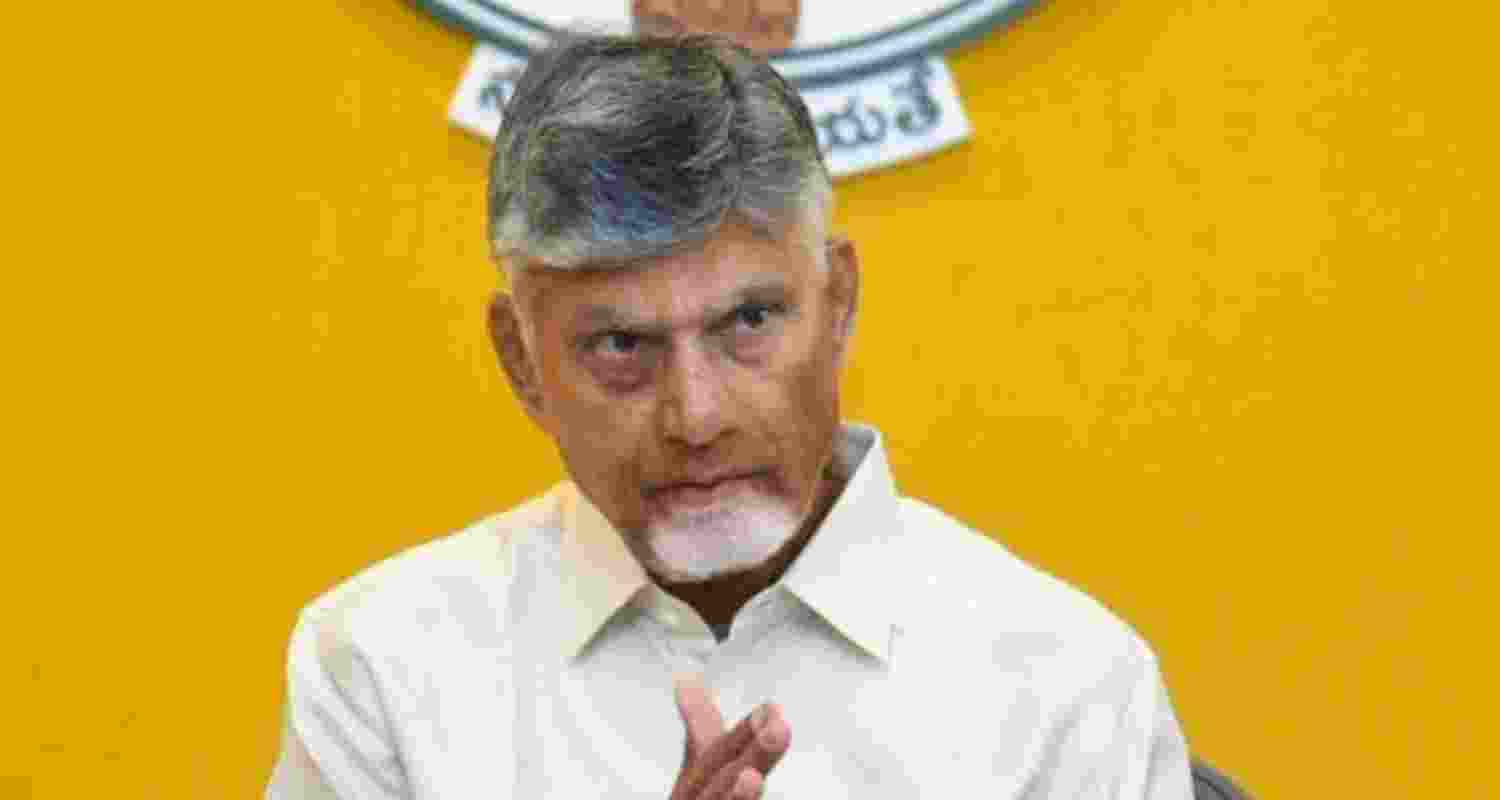 Andhra Pradesh CM N Chandrababu Naidu - file image.