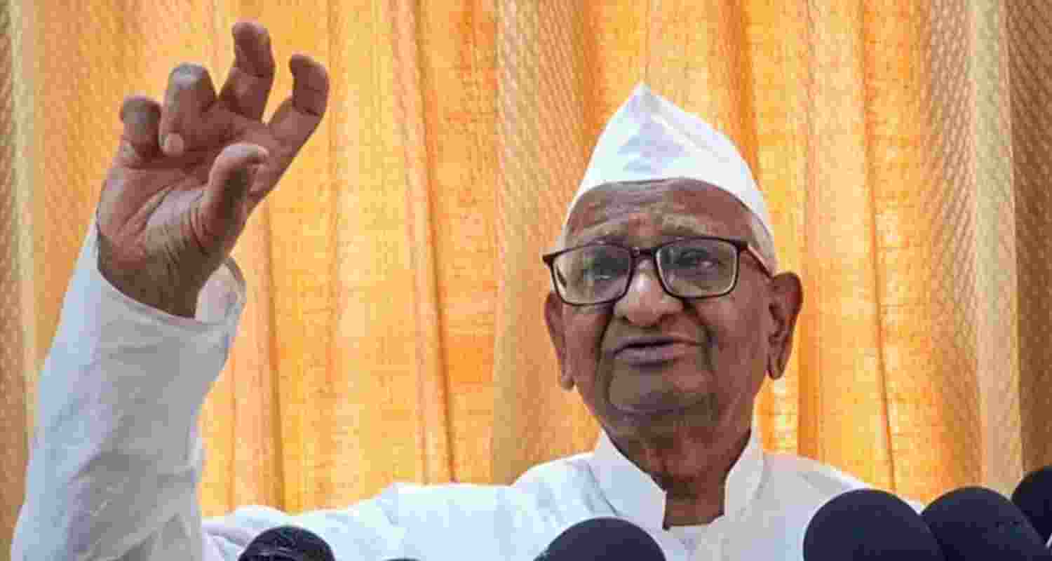 Veteran social activist Anna Hazare.
