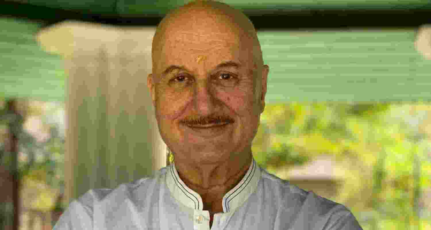 Anupam Kher begins shooting for his 549th film with Sooraj Barjatya. 