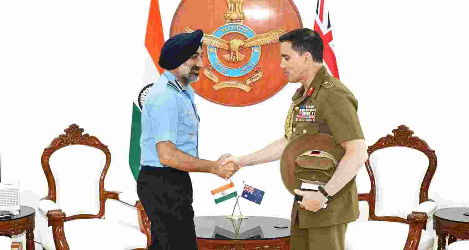 Australian Army chief meets India's Chief of the Air Staff