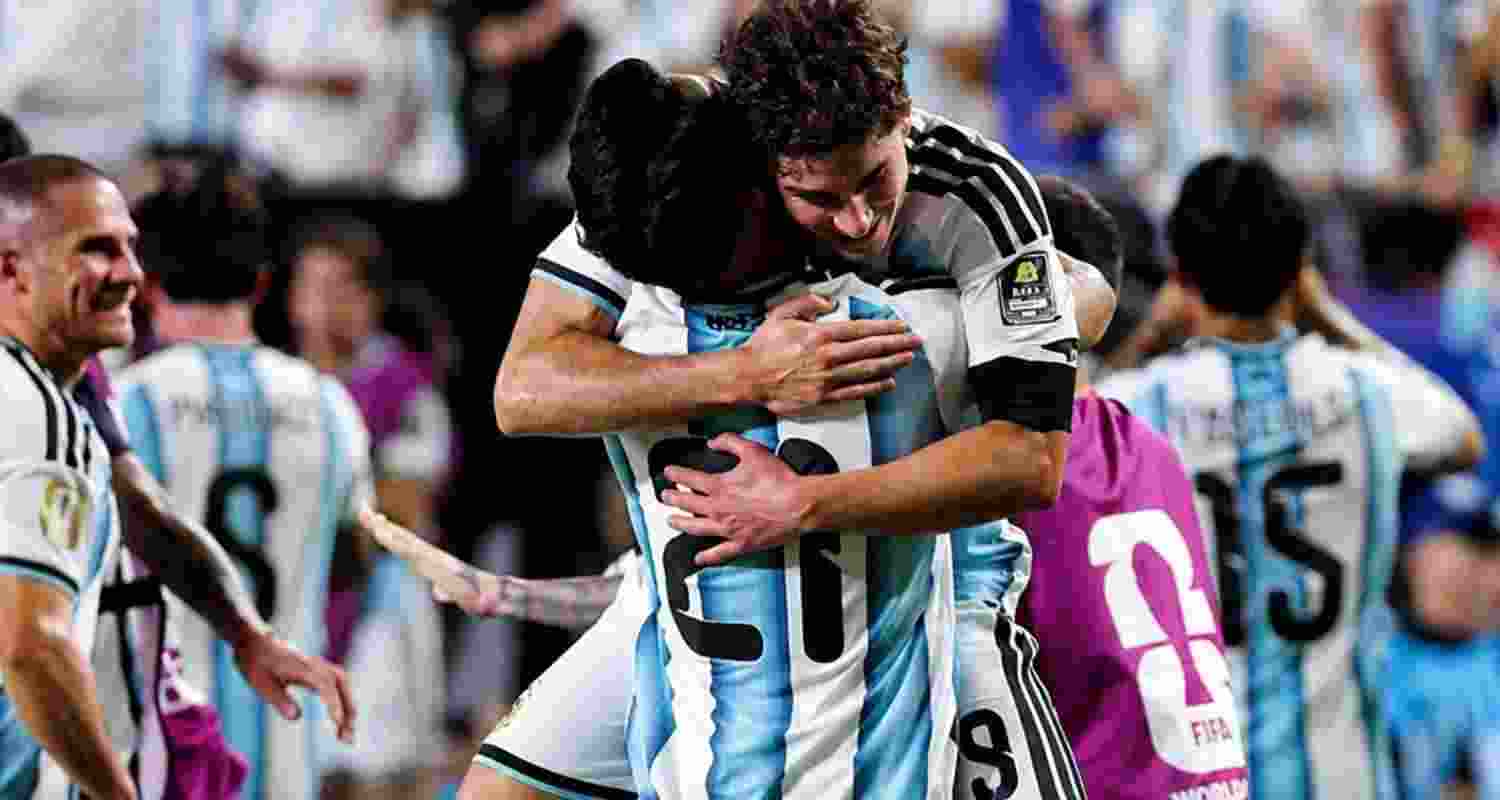 Argentina beat Switzerland 3-1 after extra time to reach the FIFA World Cup semi-finals, where the defending champions will face England. Argentina beat Switzerland 3-1 after extra time to reach the FIFA World Cup semi-finals, where the defending champions will face England.
