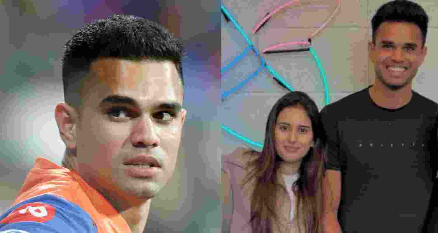 Arjun Tendulkar and Saaniya Chandok.