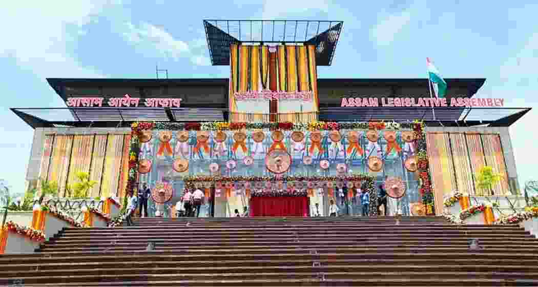 The new Assam Legislative Assembly at the Bodoland Territorial Council (BTC) assembly in Kokrajhar.