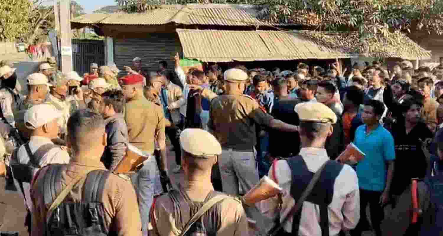 Police firing leaves four injured; curfew in Karbi Anglong