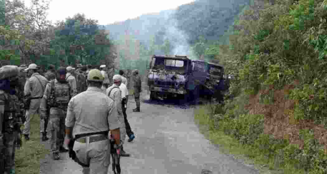 Armed militants ambush 33 Assam Rifles vehicle in Manipur on Friday. (File photo)