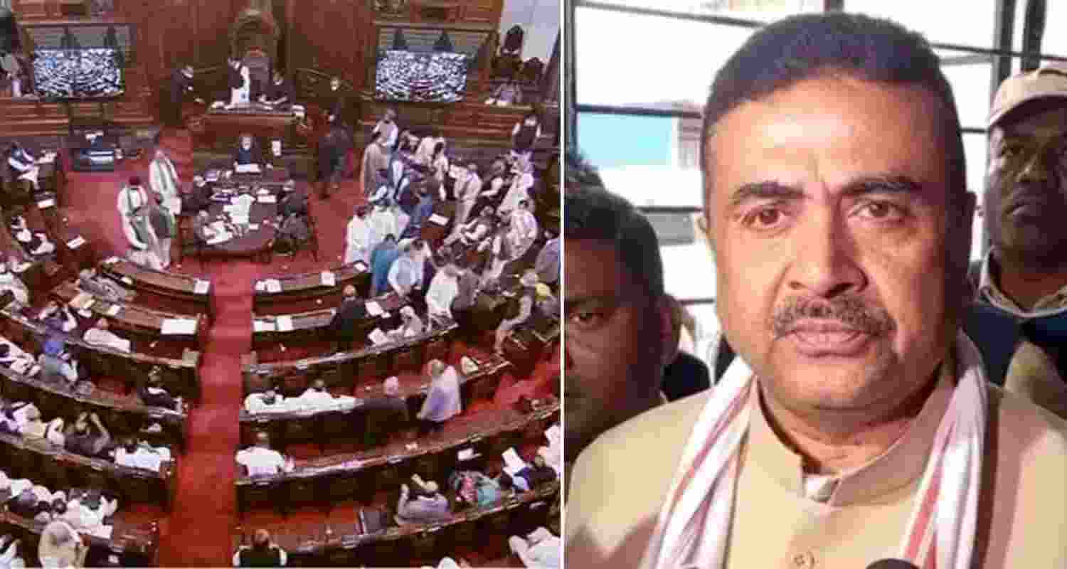 Ruckus in House over Bengali migrants issue; Suvendu suspended