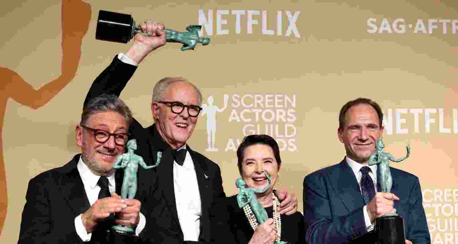 Papal thriller “Conclave” claimed the top prize at Screen Actors Guild Awards, the last major honours ahead of next weekend’s Oscars. Image: X