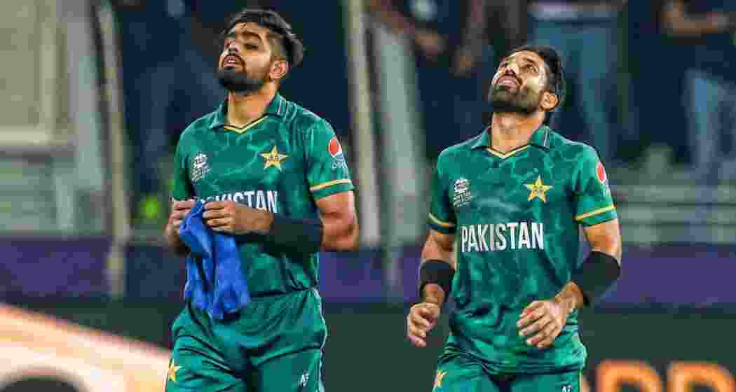 Pakistan’s Babar Azam and Rizwan.