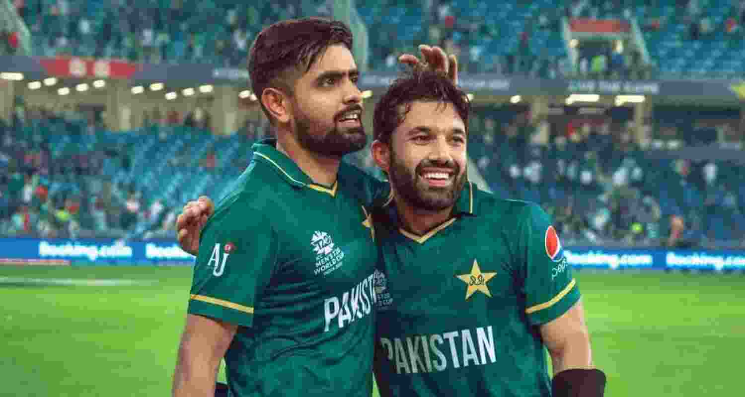 Pakistan batsmen Babar Azam and Mohammad Rizwan. File Photo.