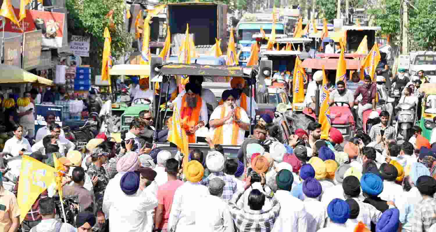  Chief of Shiromani Akali Dal Sukhbir Singh Badal. 
