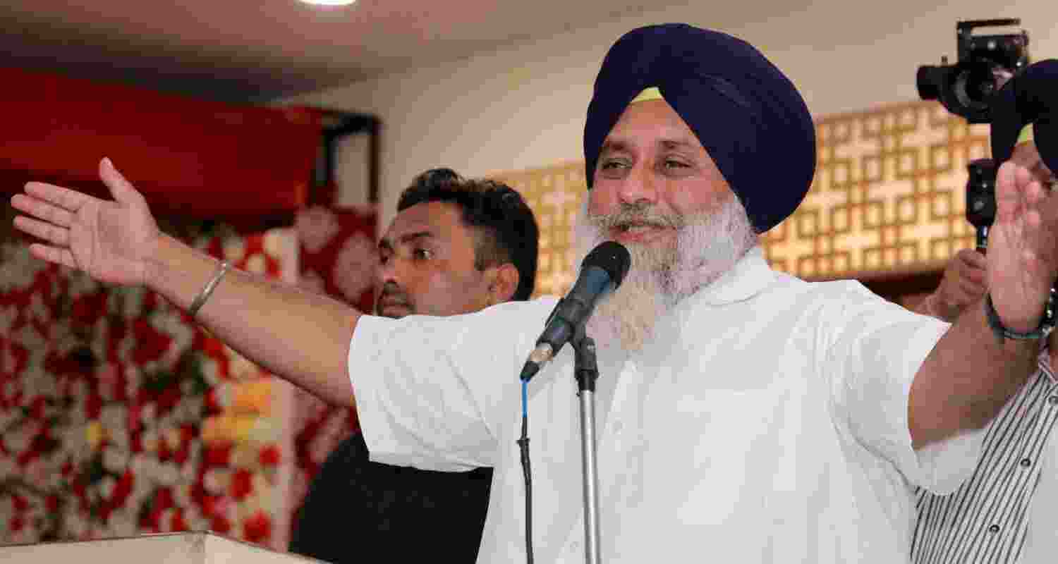SAD chief Sukhbir Singh Badal. 