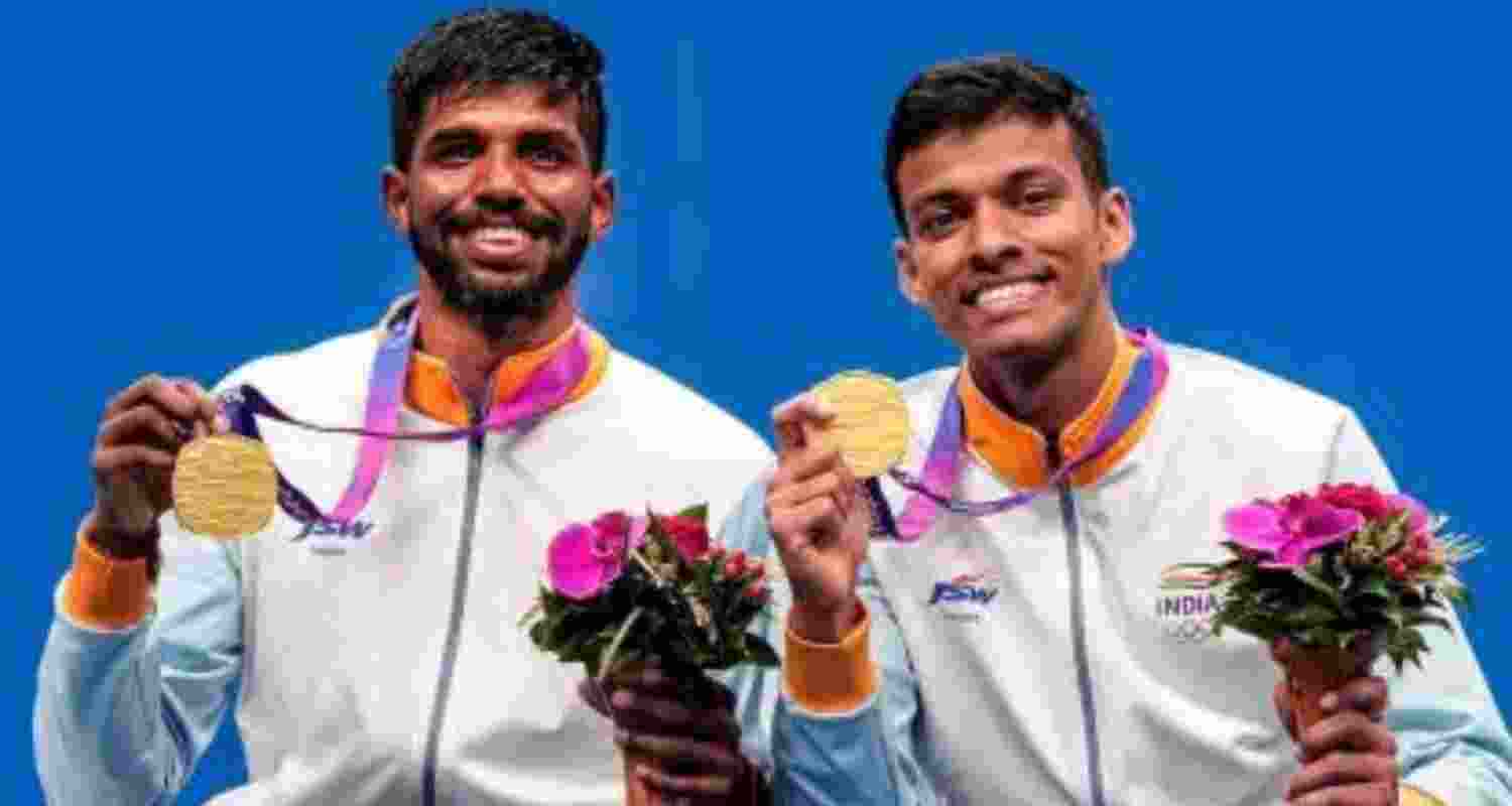 Satwiksairaj Rankireddy and Chirag Shetty.