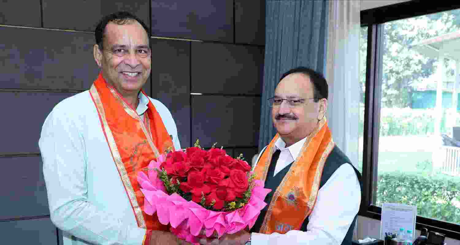 A file photo of Haryana State President Mohan Lal Badoli.