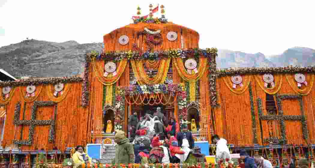 The Badrinath temple in Uttarakhand’s Chamoli district reopens to devotees with Vedic chants and floral decorations, marking the start of the Char Dham Yatra. Officials ensured smooth arrangements.