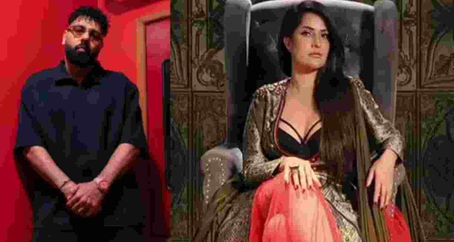 Badshah and Sona Mohapatra Badshah and Sona Mohapatra