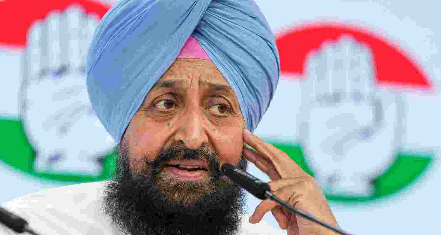 Congress leader Partap Singh Bajwa. 