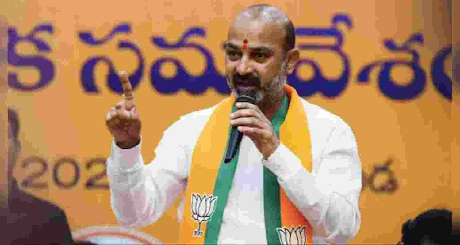 Union Minister of State for Home Bandi Sanjay Kumar.