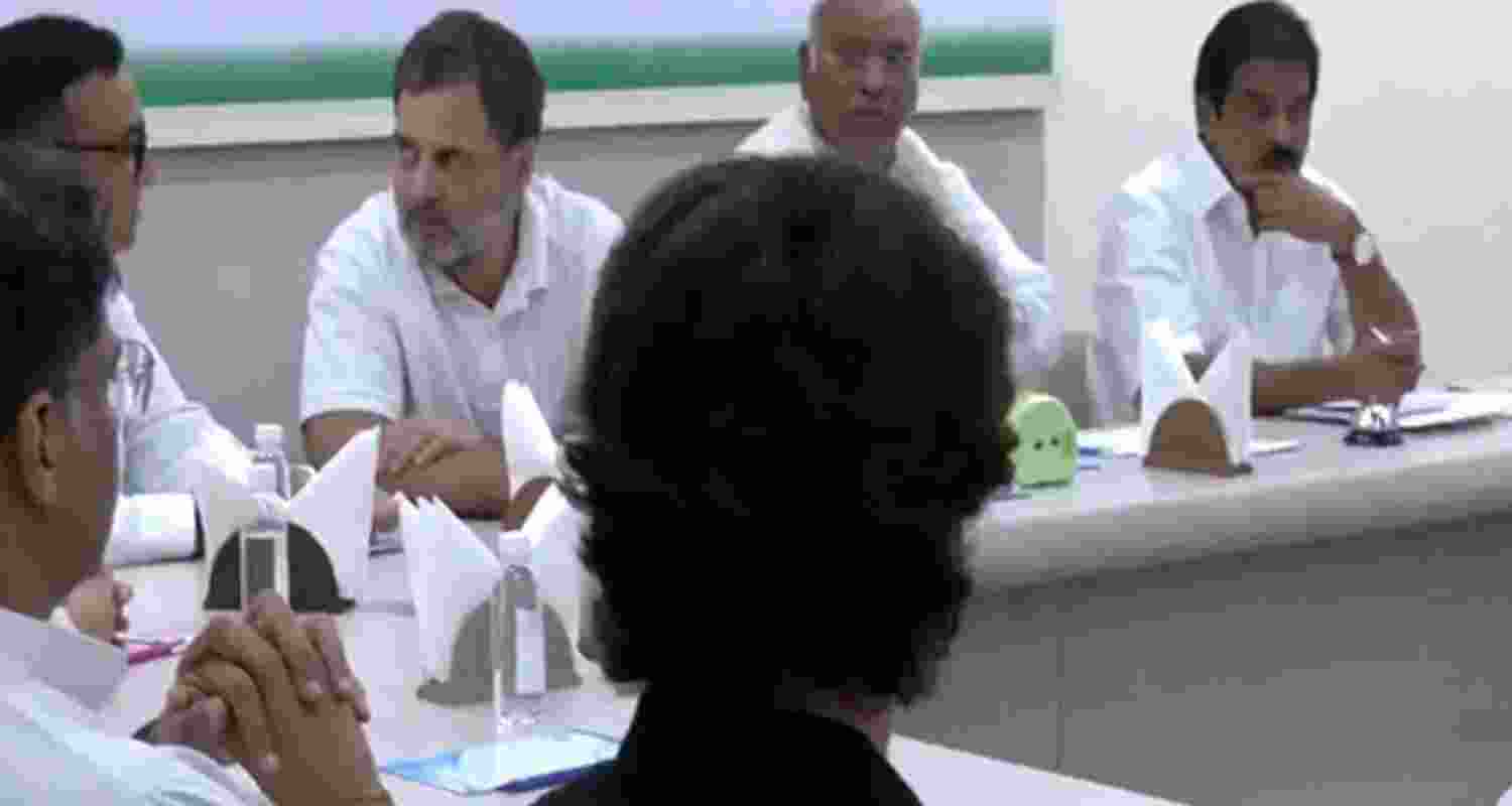 Congress president Kharge chairs meeting of AICC general secretaries, in-charges over campaign against alleged voter list manipulation.