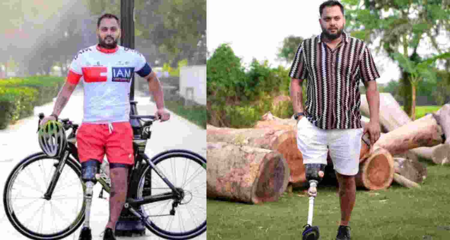 After a road accident in which he lost his right leg, Rakesh Banik adopted “para-cyclist” as his surname, symbolising his transformation and triumph over adversity.