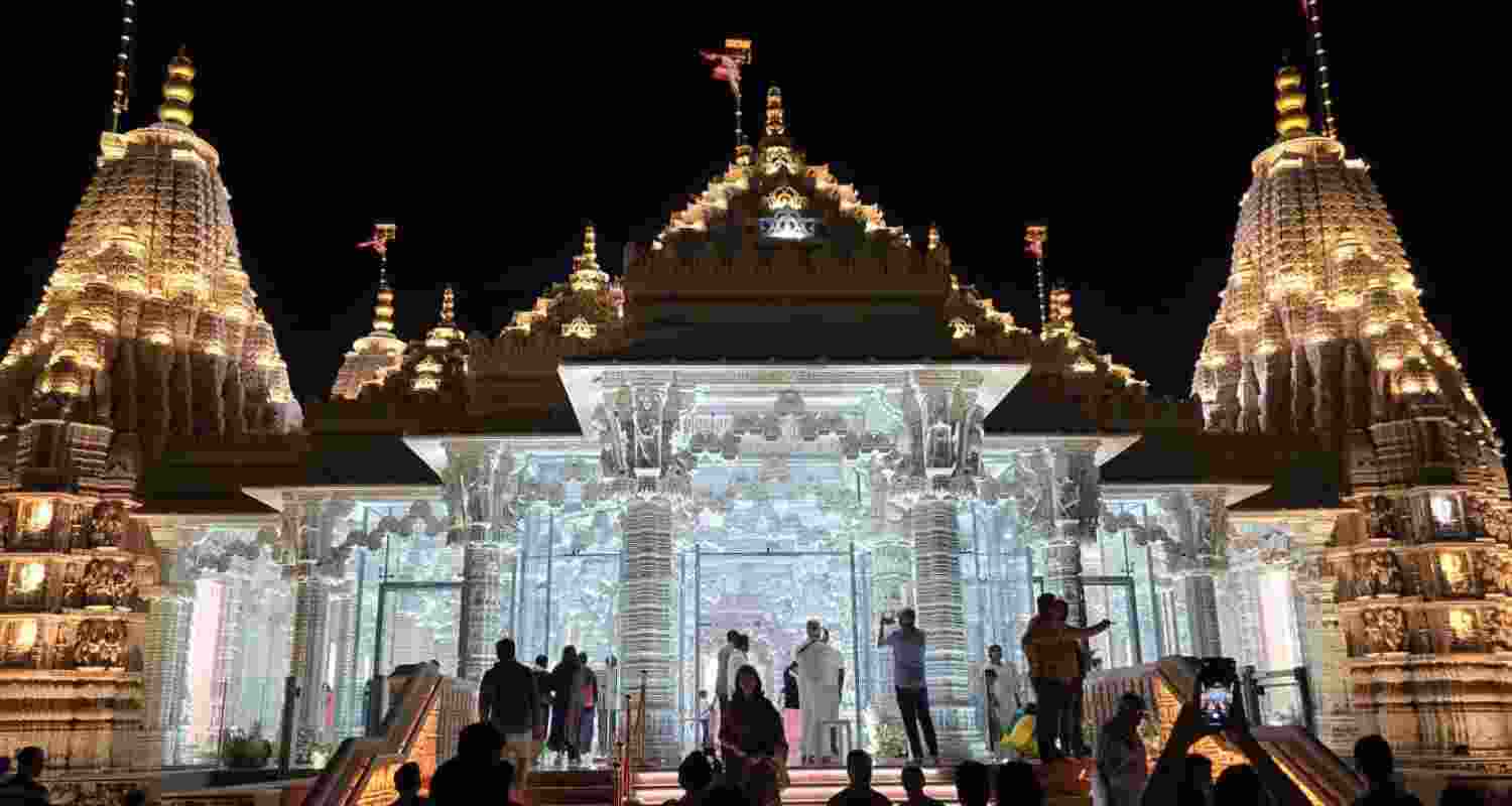 UAE's first Hindu temple. 