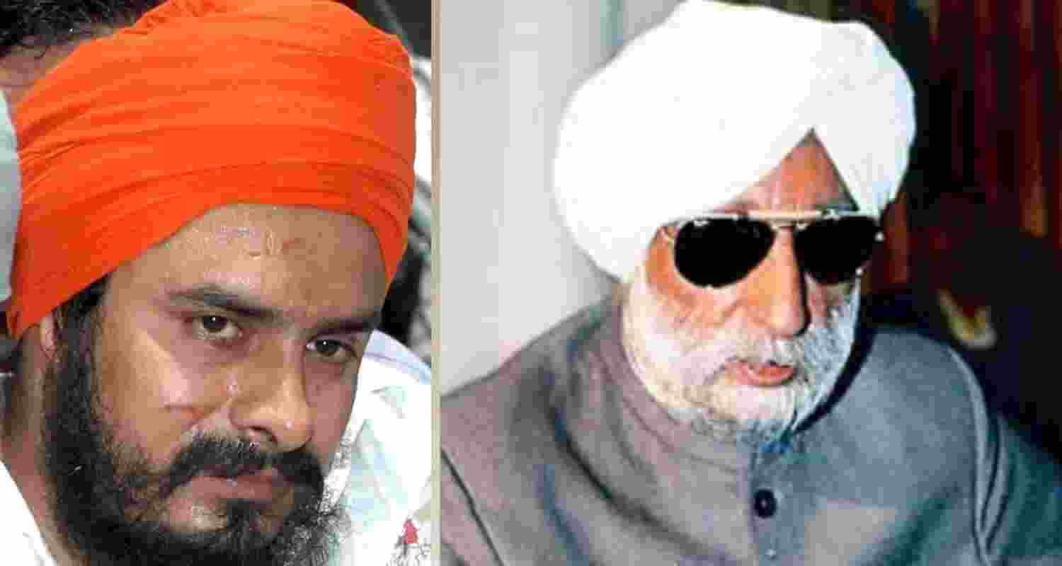 Jagtar Singh Hawara (left), Beant Singh (right). 