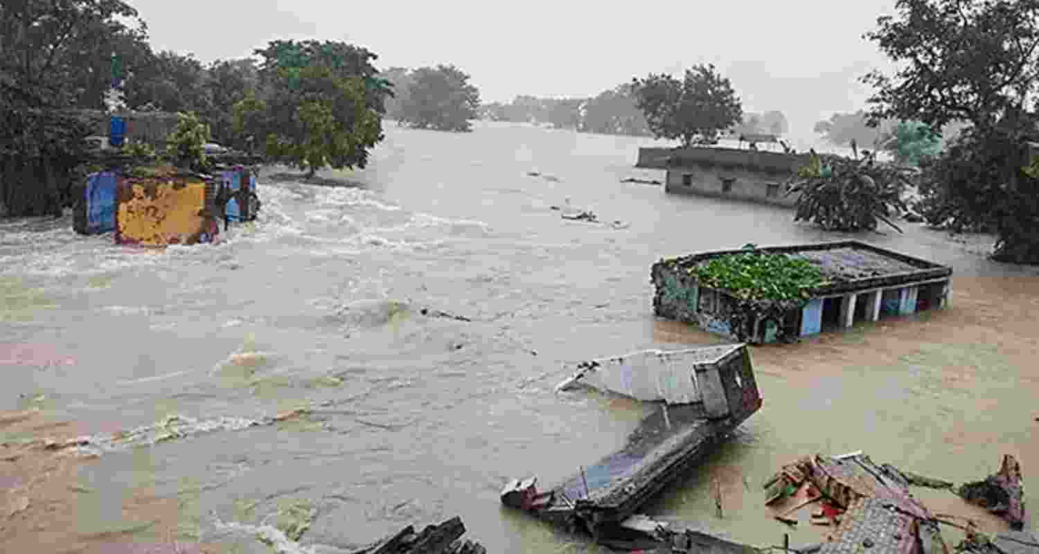 Heavy rainfall in the catchment areas of Nepal has led to several rivers flowing above the danger level in multiple locations of Bihar.