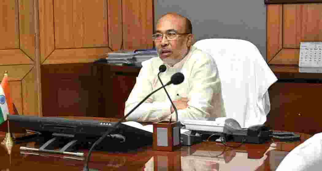 A file photo of Manipur CM N Biren Singh. 