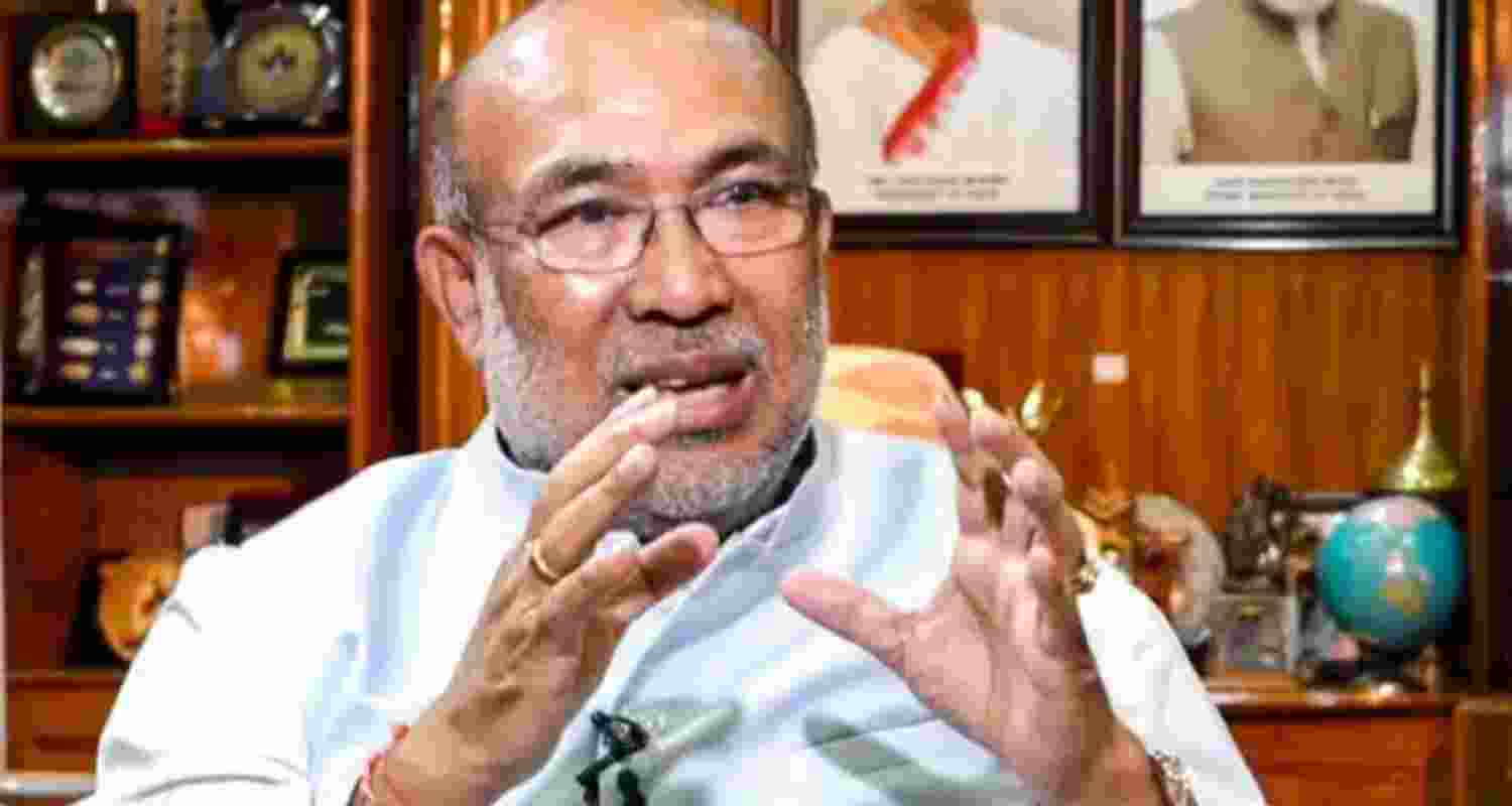 CM N Biren Singh. 