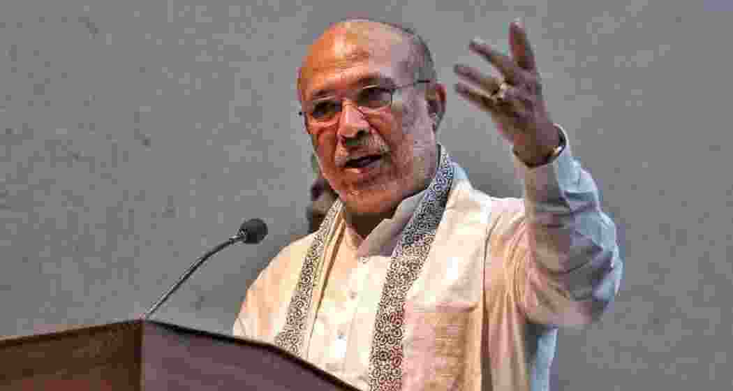 Manipur Chief Minister N Biren Singh. 