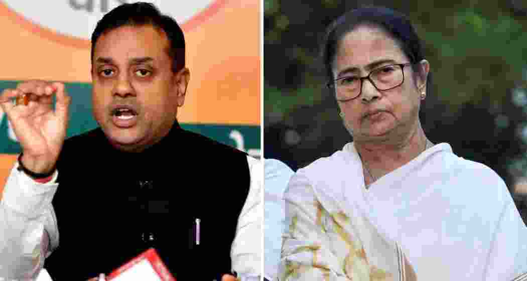 BJP spokesperson Sambit Patra (L) has accused West Bengal Chief Minister Mamata Banerjee of threatening riots over the Election Commission’s Special Intensive Revision process.