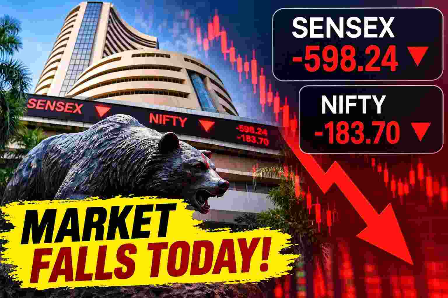Sensex Falls 