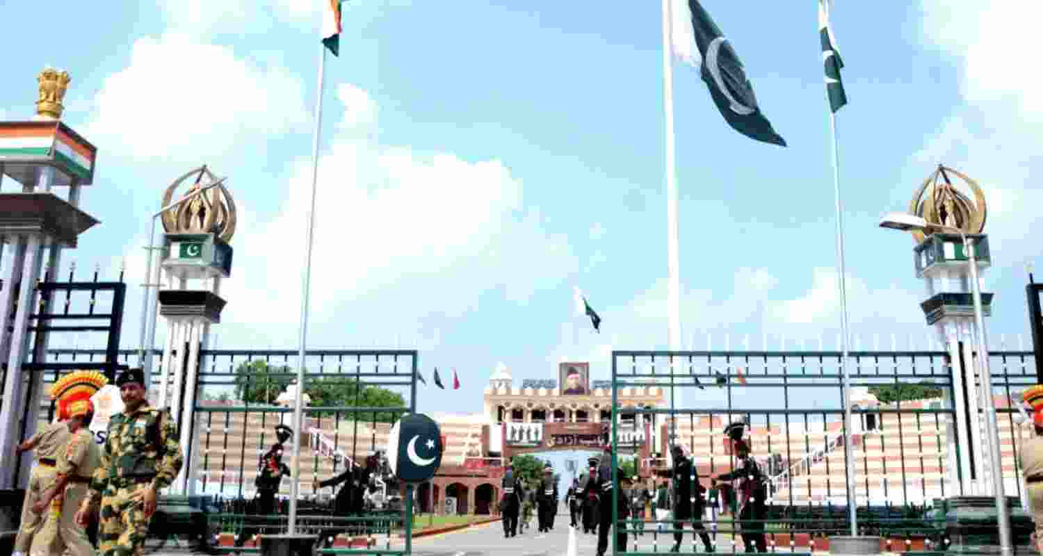 A file photo of Attari-Wagah border in Punjab.