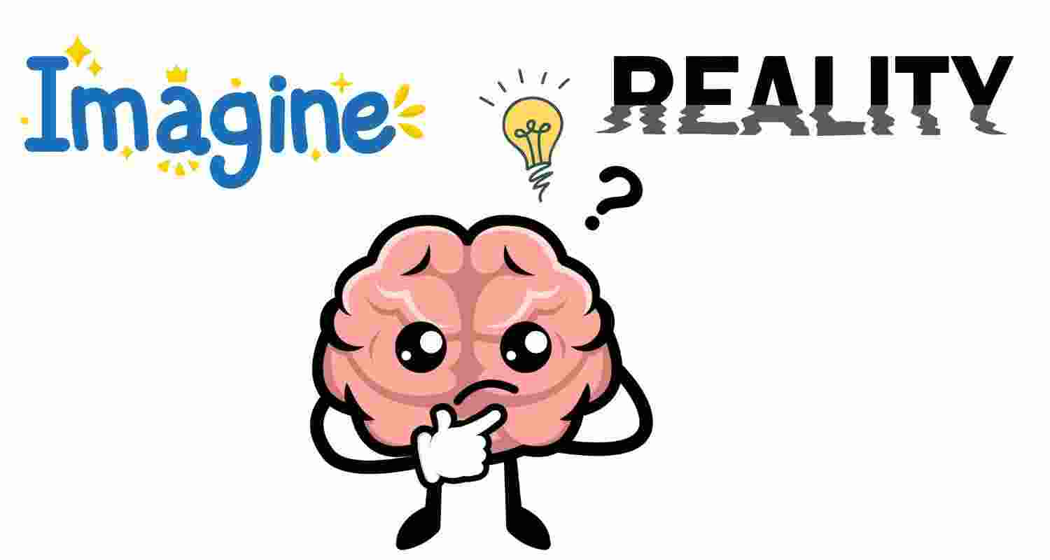 How your brain differentiates between reality and imagination