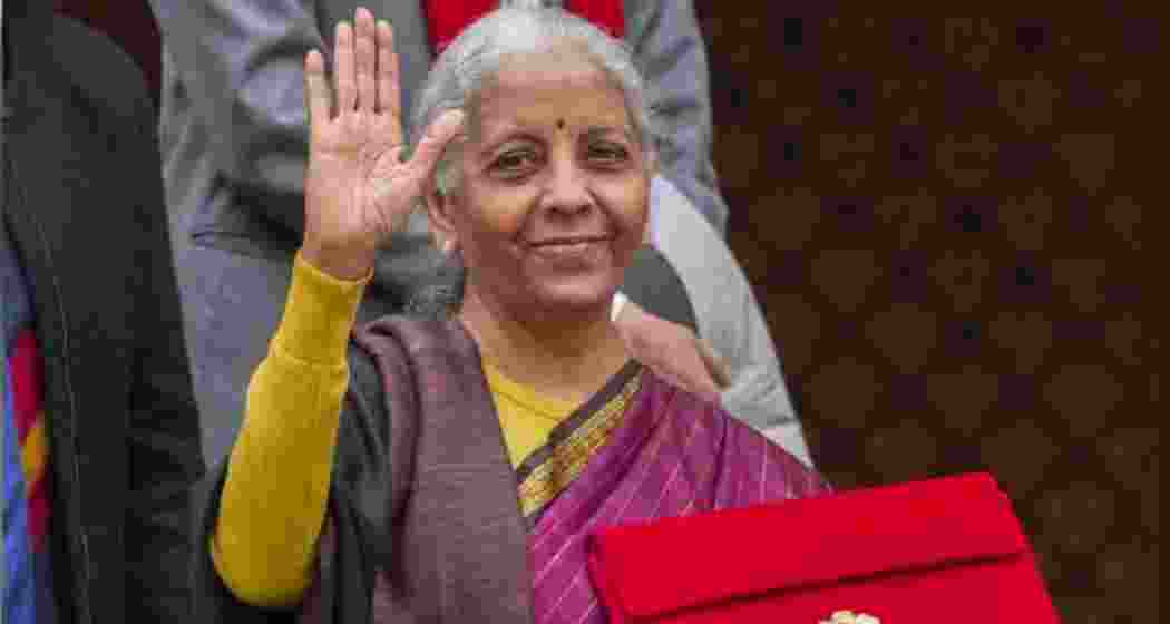 Finance Minister Nirmala Sitharaman arrives at Parliament House ahead of presenting the Union Budget 2026-27.